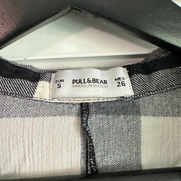 Pull and bear plaid short sleeve button down - Picture 7 of 8